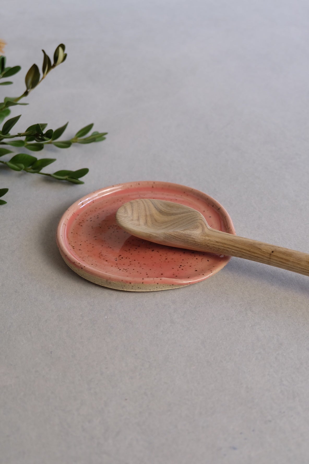 repose cuillère - corail