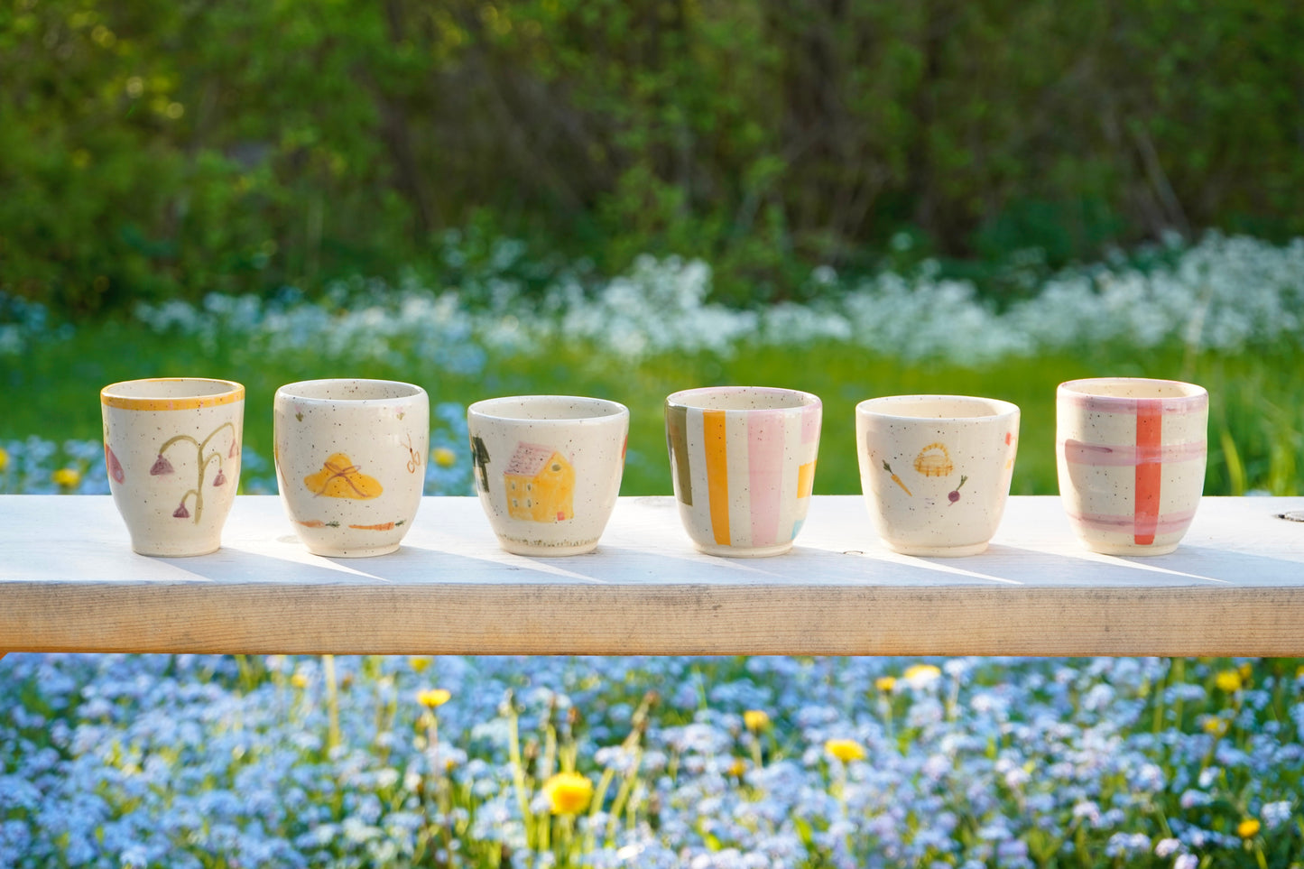 Garden Cup - Retro geometric