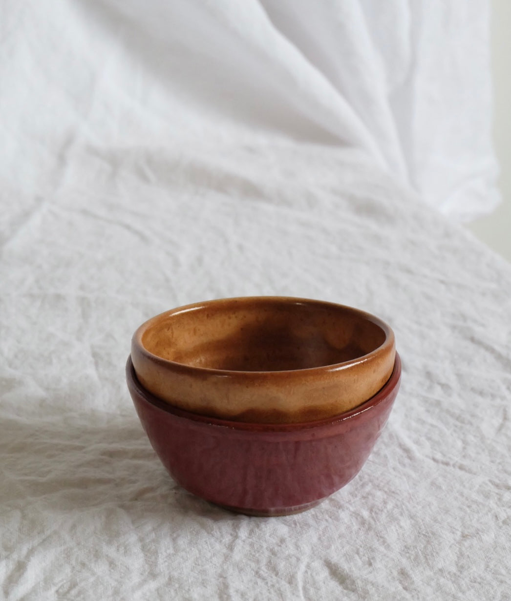 bowl - brick red