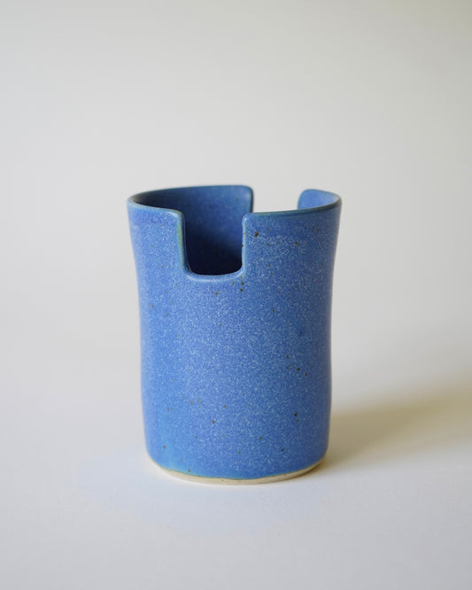 Tasse à café au lait - Bleu pierre