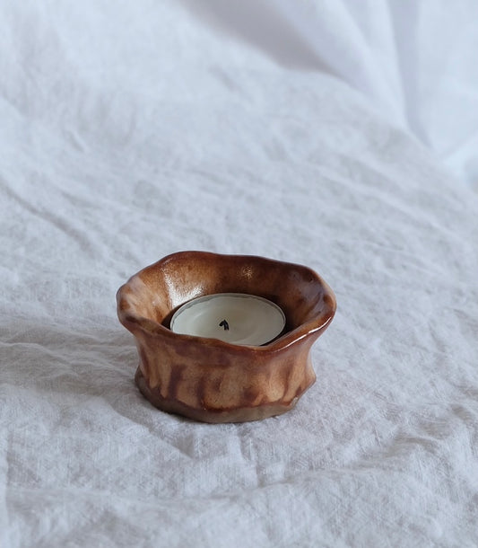 tea light holder - sand