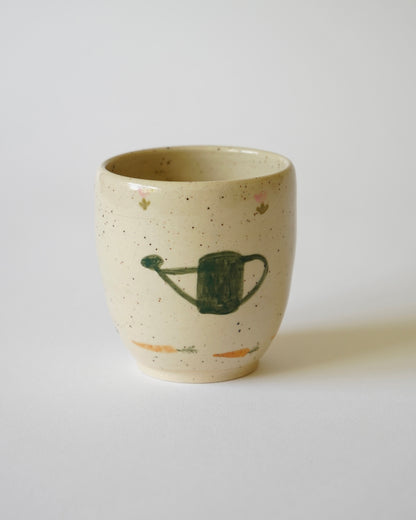 Garden Cup - Carrots, tools of the trade