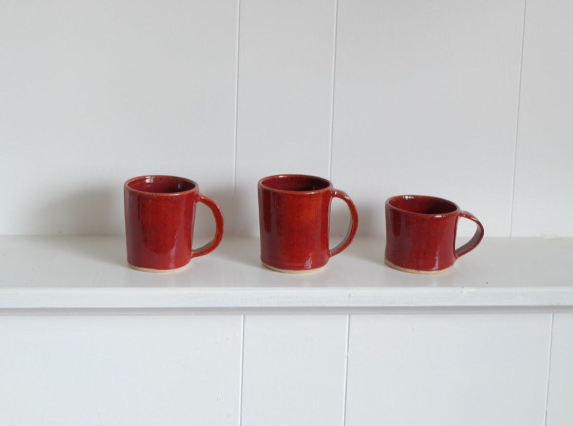 mug - 6 oz / brick red