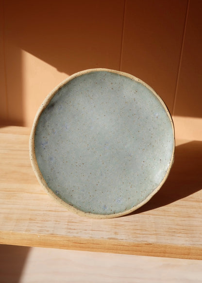 side plates - volcanic blue