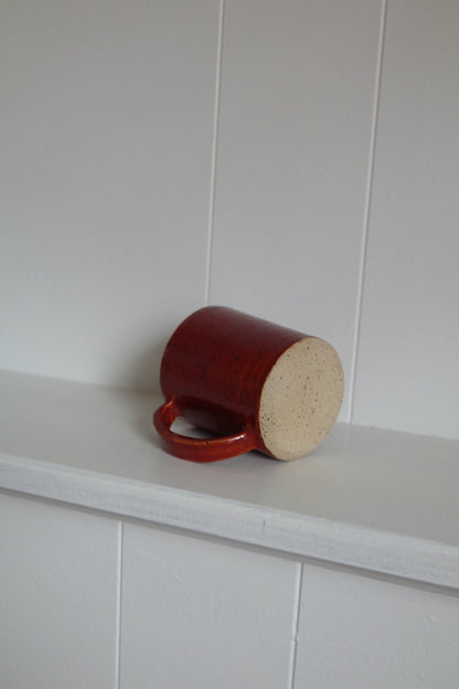 mug - 7 oz / brick red / 01