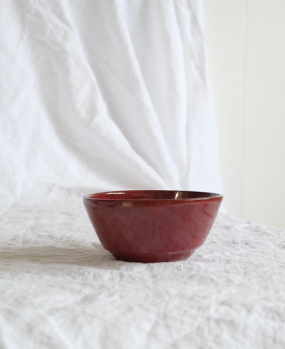 bowl - brick red