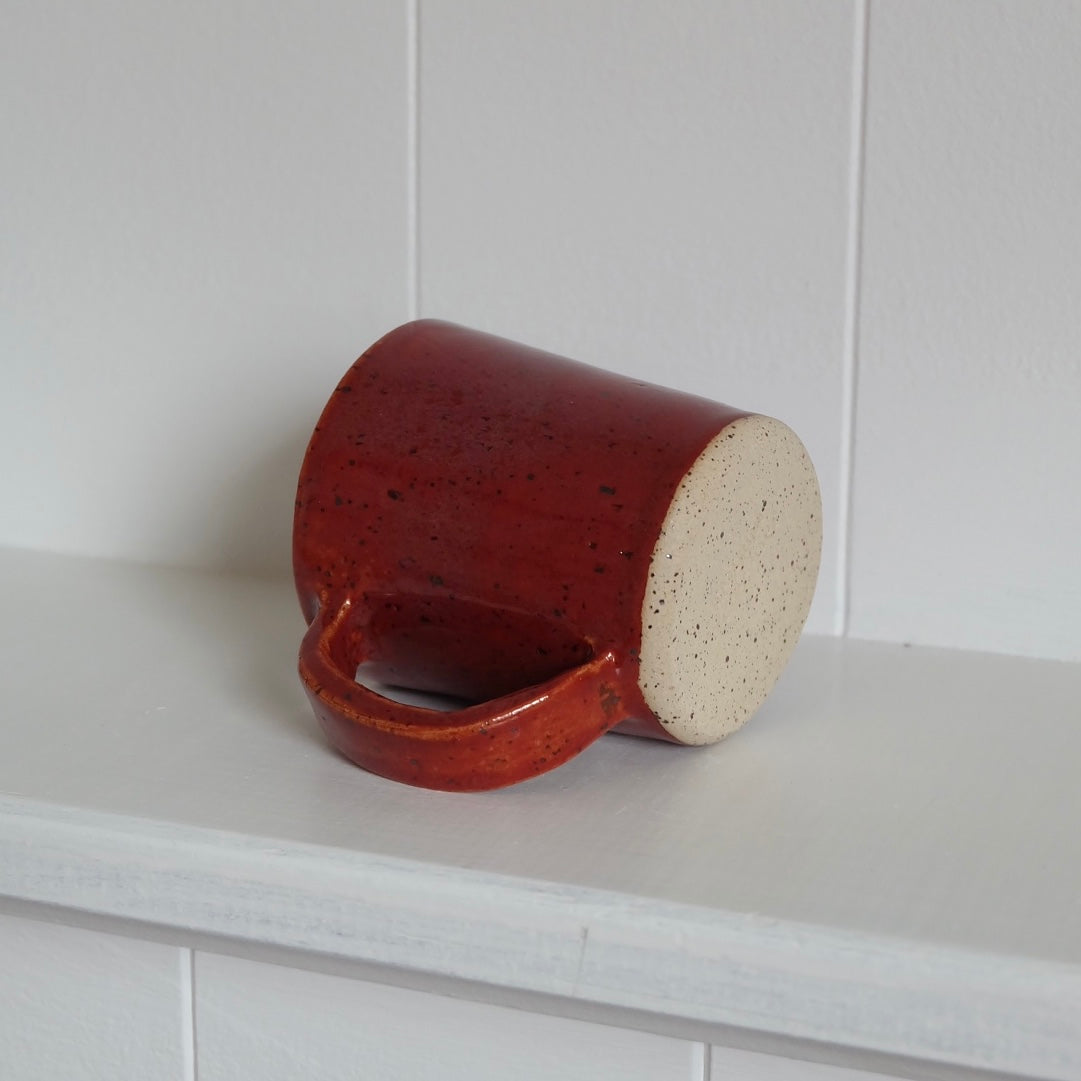 mug - 7 oz / brick red / 02