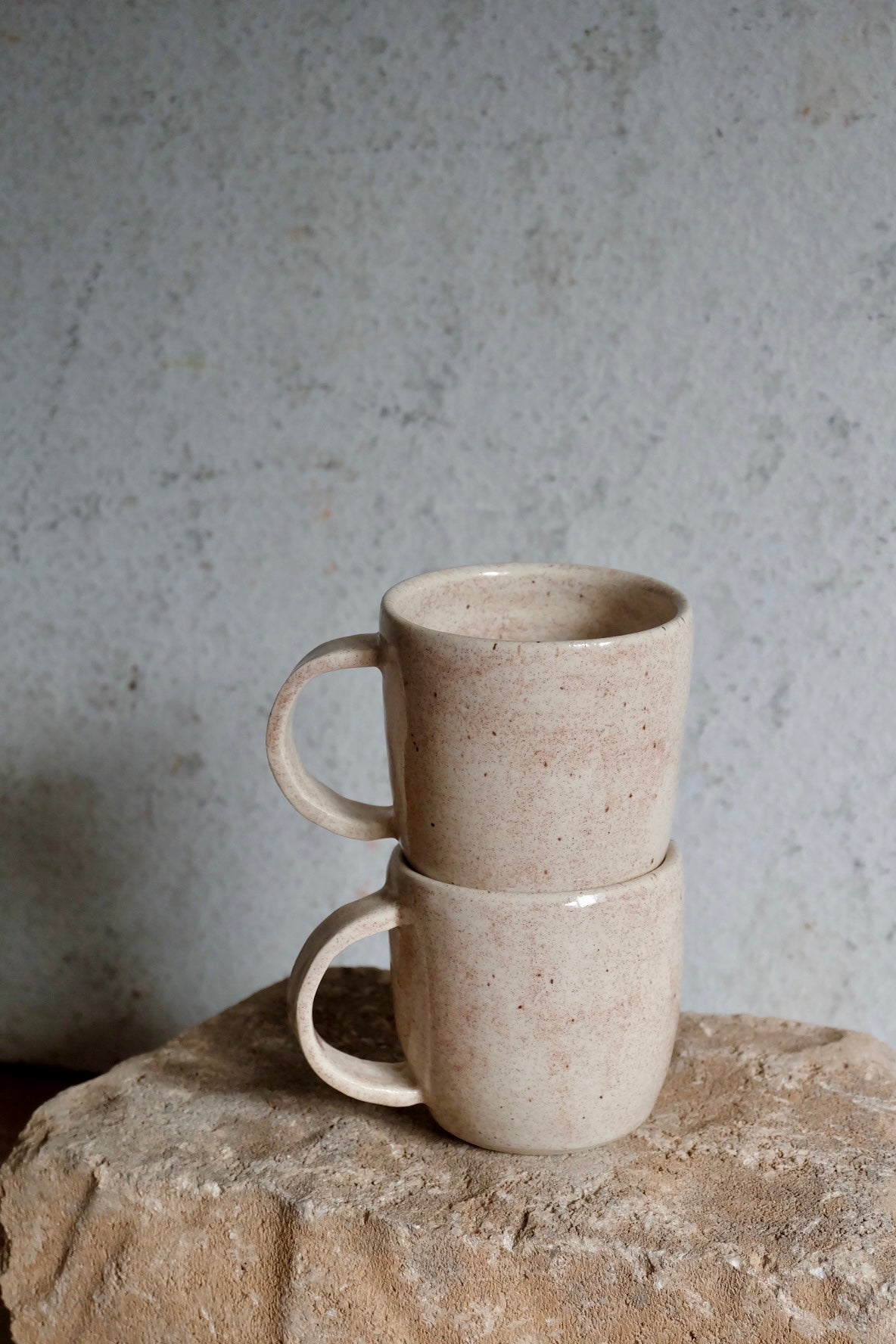 mugs - speckled sand, 10oz