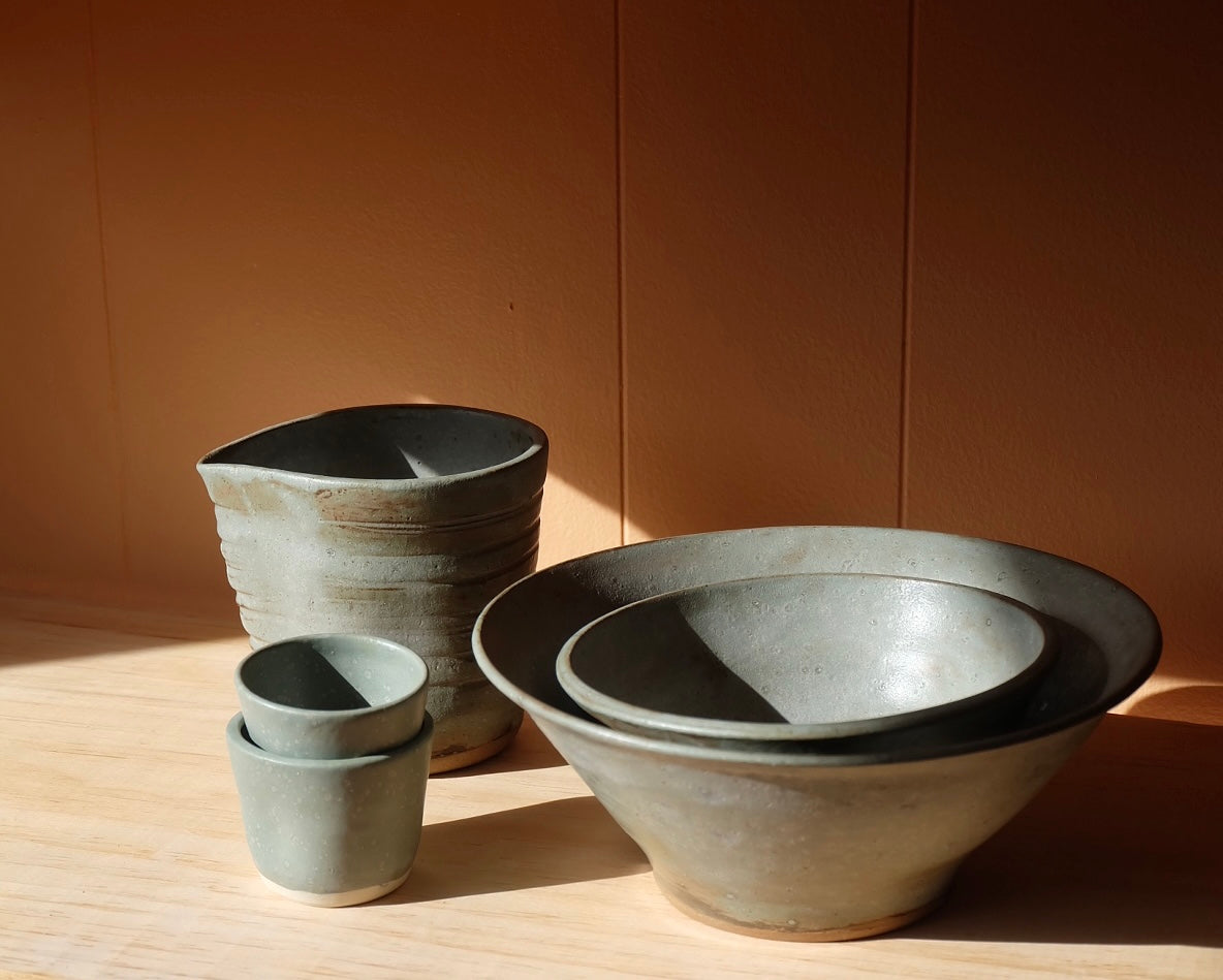 snack bowl - volcanic blue