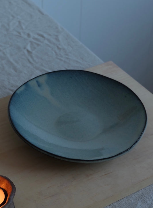 serving dish - cobalt