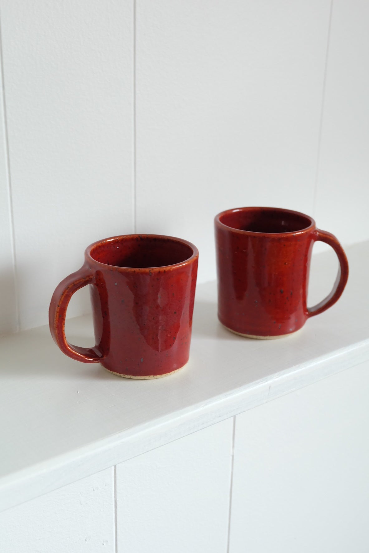 mug - 7 oz / brick red / 01