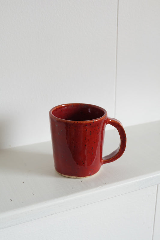 mug - 7 oz / brick red / 01